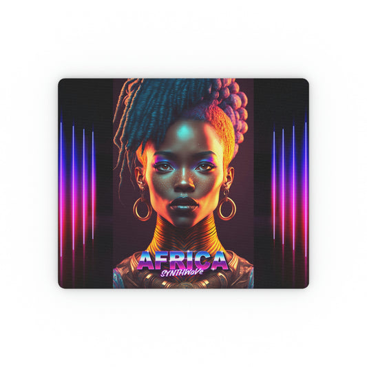 Africa Synthwave 1 Rectangular Mouse Pad